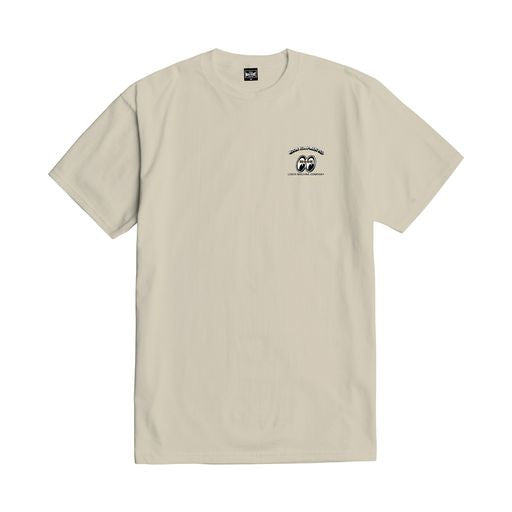 LMC X MOONEYES FRONT PAGE STOCK T-SHIRT NATURAL