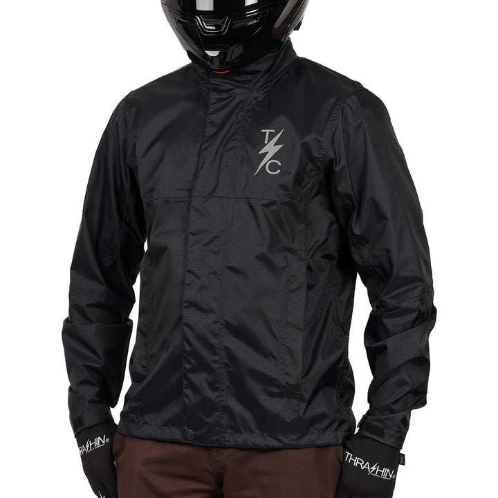 Thrashin Supply Mission - Waterproof Windbreaker - Black