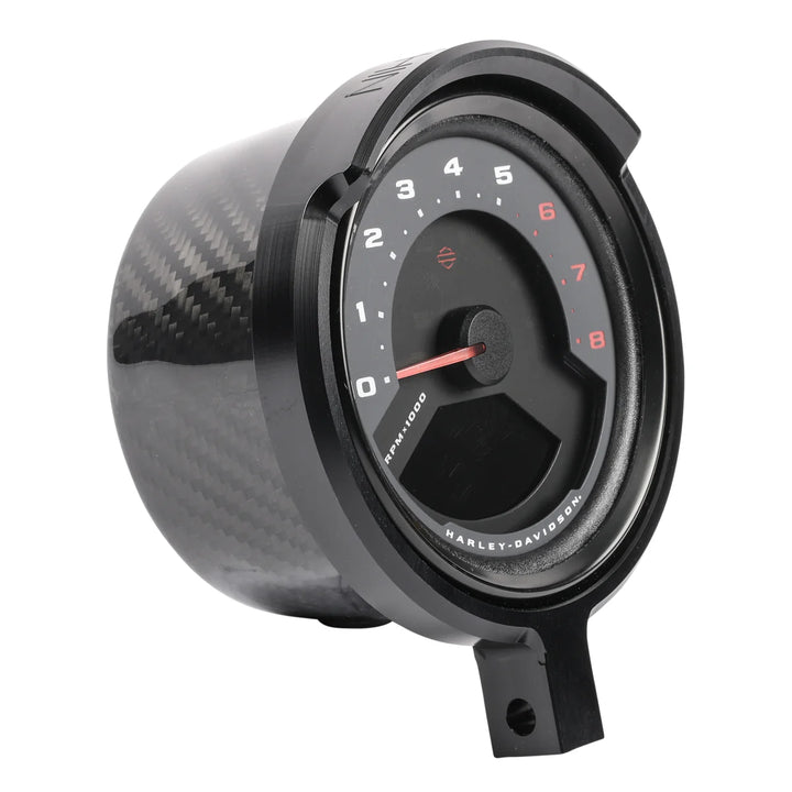 Softail Gauge Relocation - Black