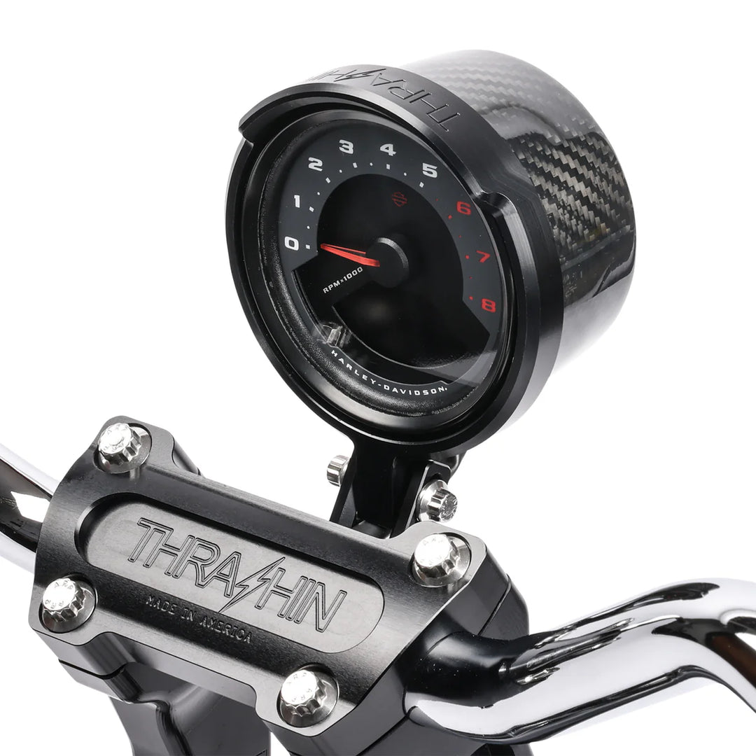 Softail Gauge Relocation - Black