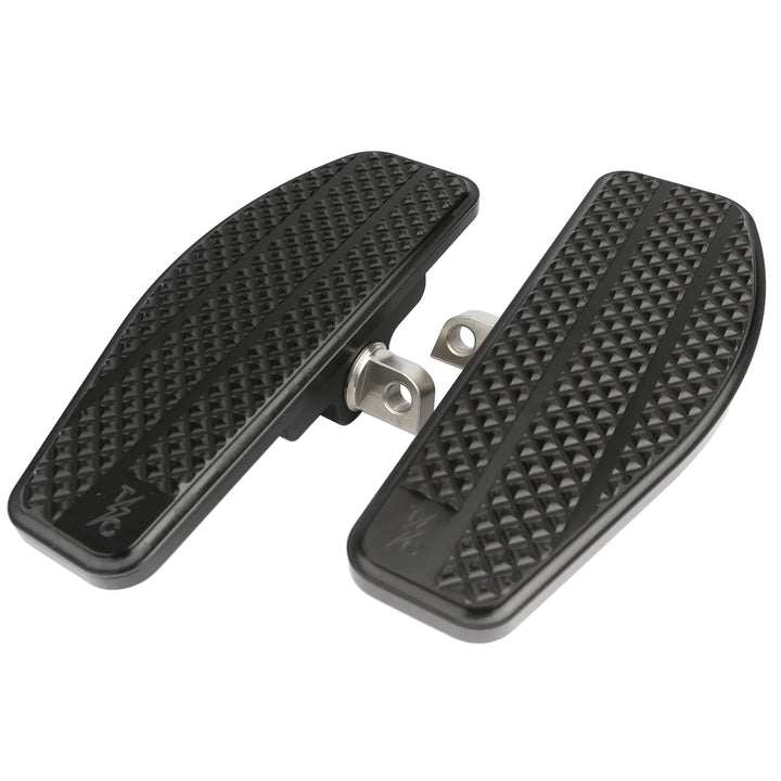 Thrashin Supply Co Mini Floorboards - Black - Dyna, Sportster, FXR, Softail...