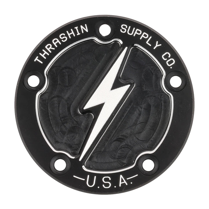 THRASHIN SUPPLY Black Dished Points Cover