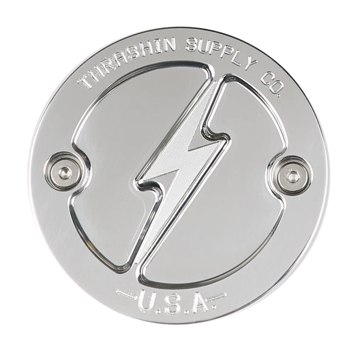 THRASHIN Milwaukee 8 Points Cover - Polished Silver